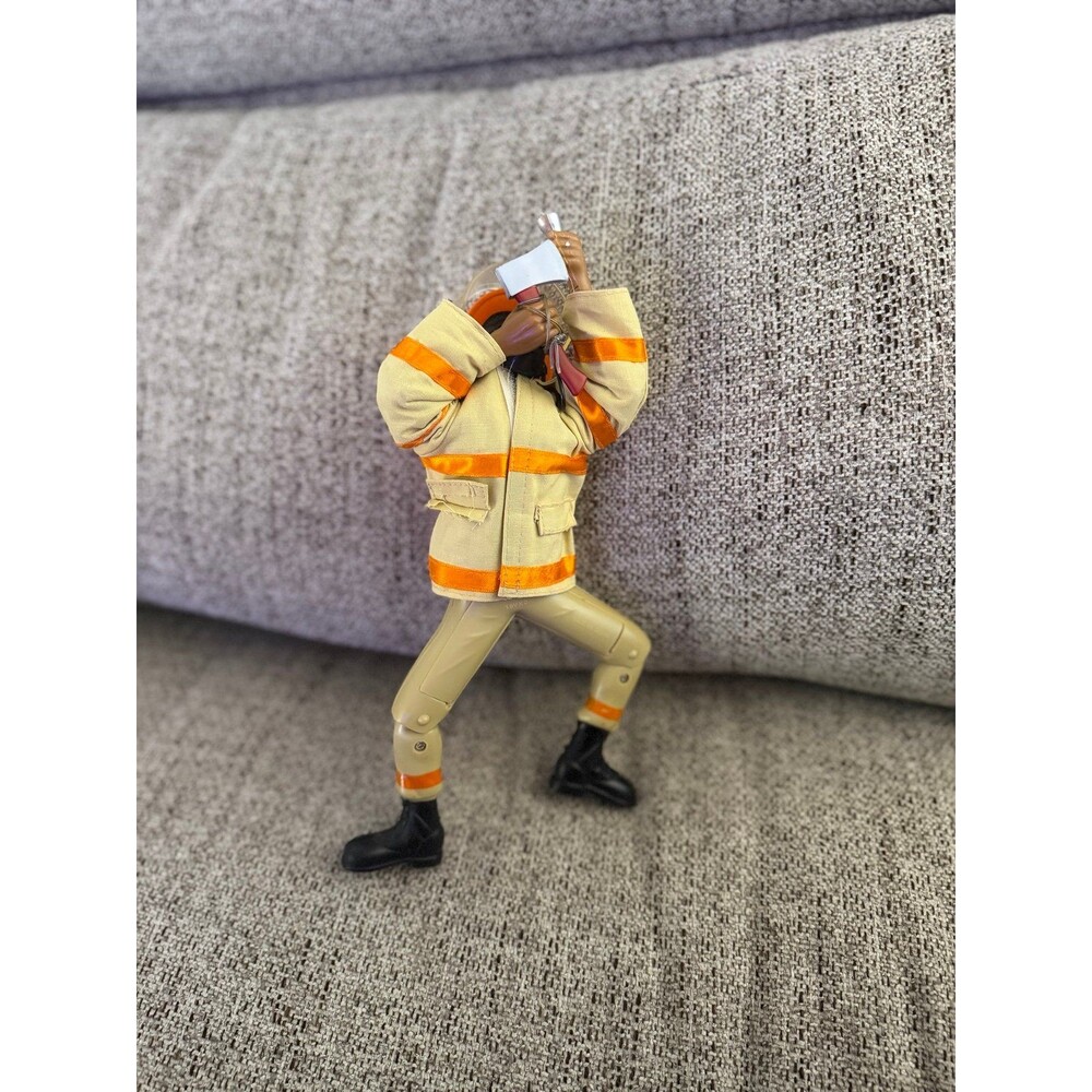 Vision Toys "Action Heroes 12" Firefighter Crawling Action Figure